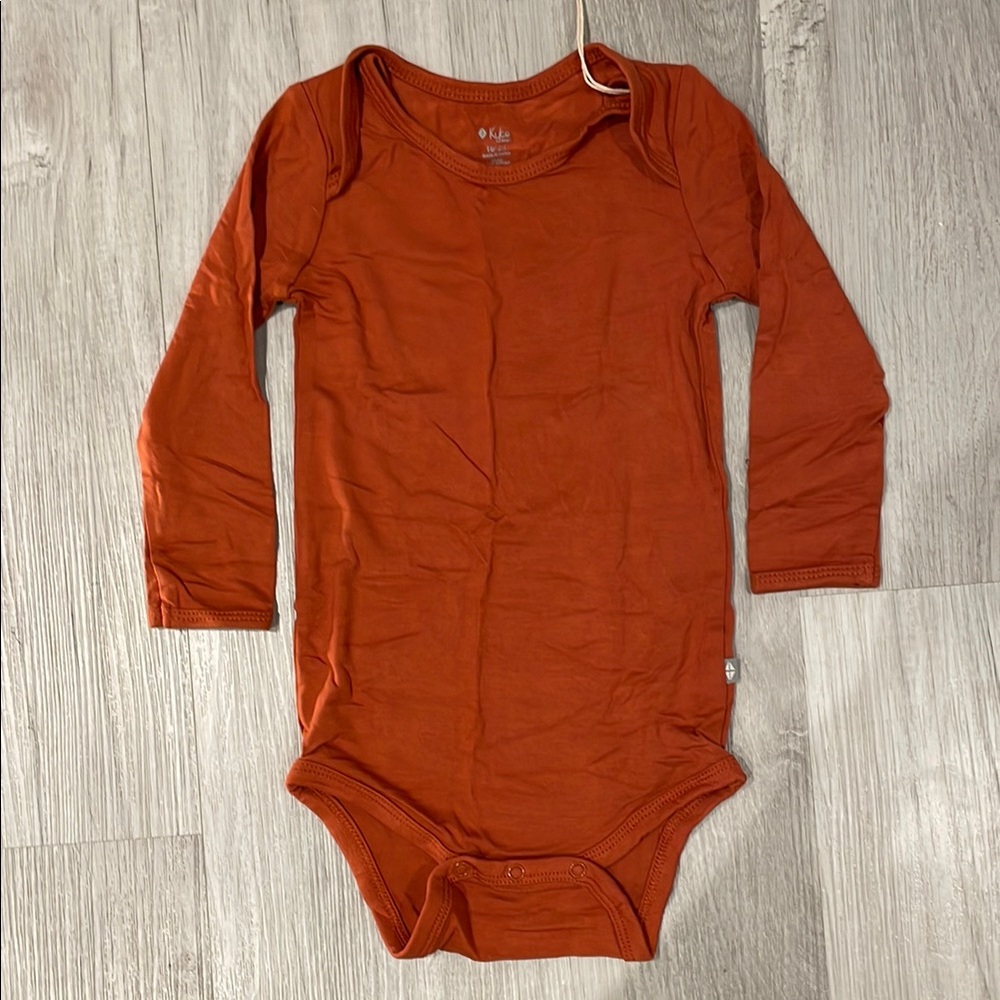 Last Chance!! Gone Aug 31, 2025. Kyte BABY Orange Bodysuit Long-Sleeve One Piece